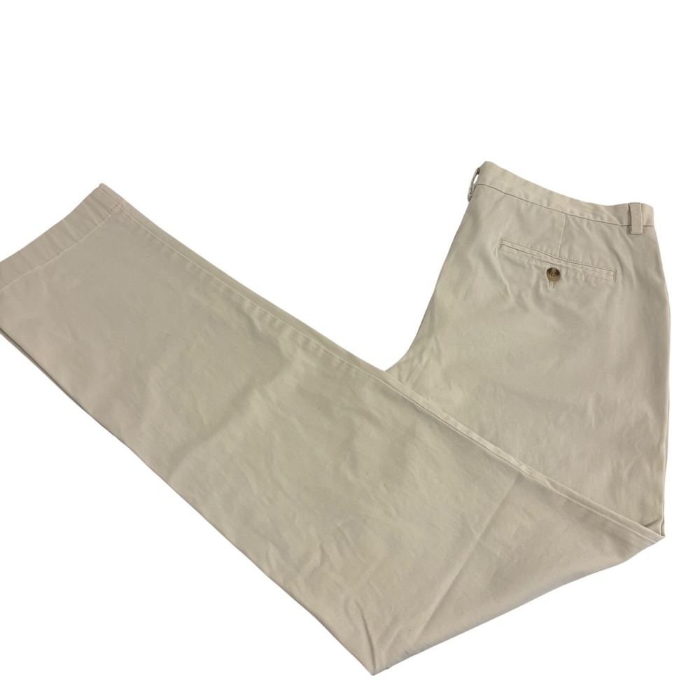 Vineyard Vines Breaker Stretch Pants Mens 35x32 Tan Stretch Chinos Nautical